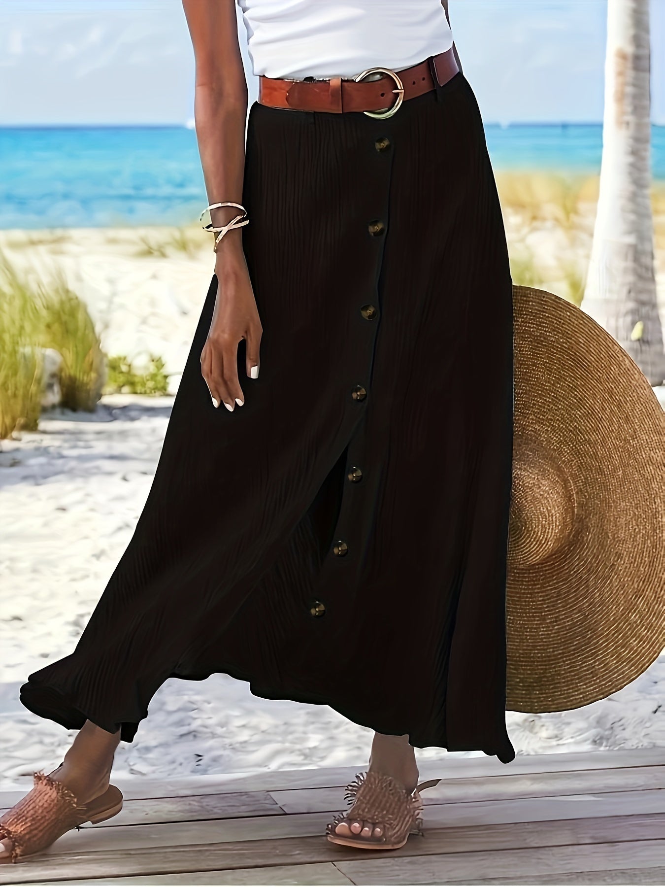 Matilda | Elegant Flattering A-Line Midi Skirt