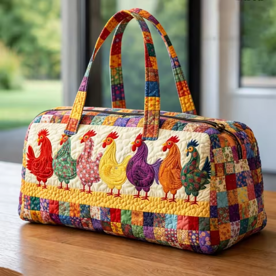 Elise - Artisan Crafted Soft Travel Tote