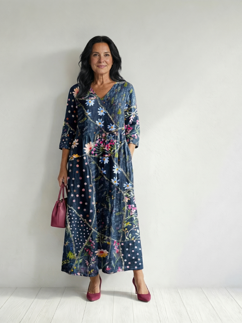 Shane | Effortless Floral Midi Dress
