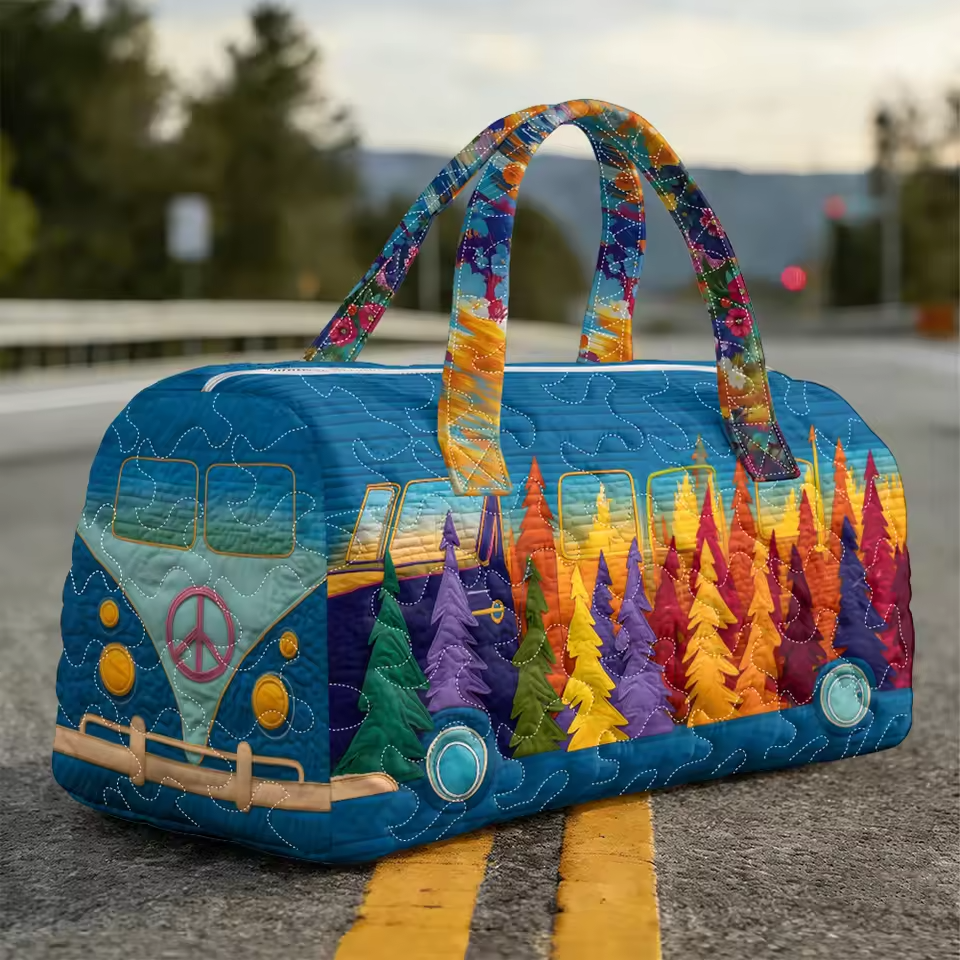 Handcrafted Soft Travel Bag for Charity
