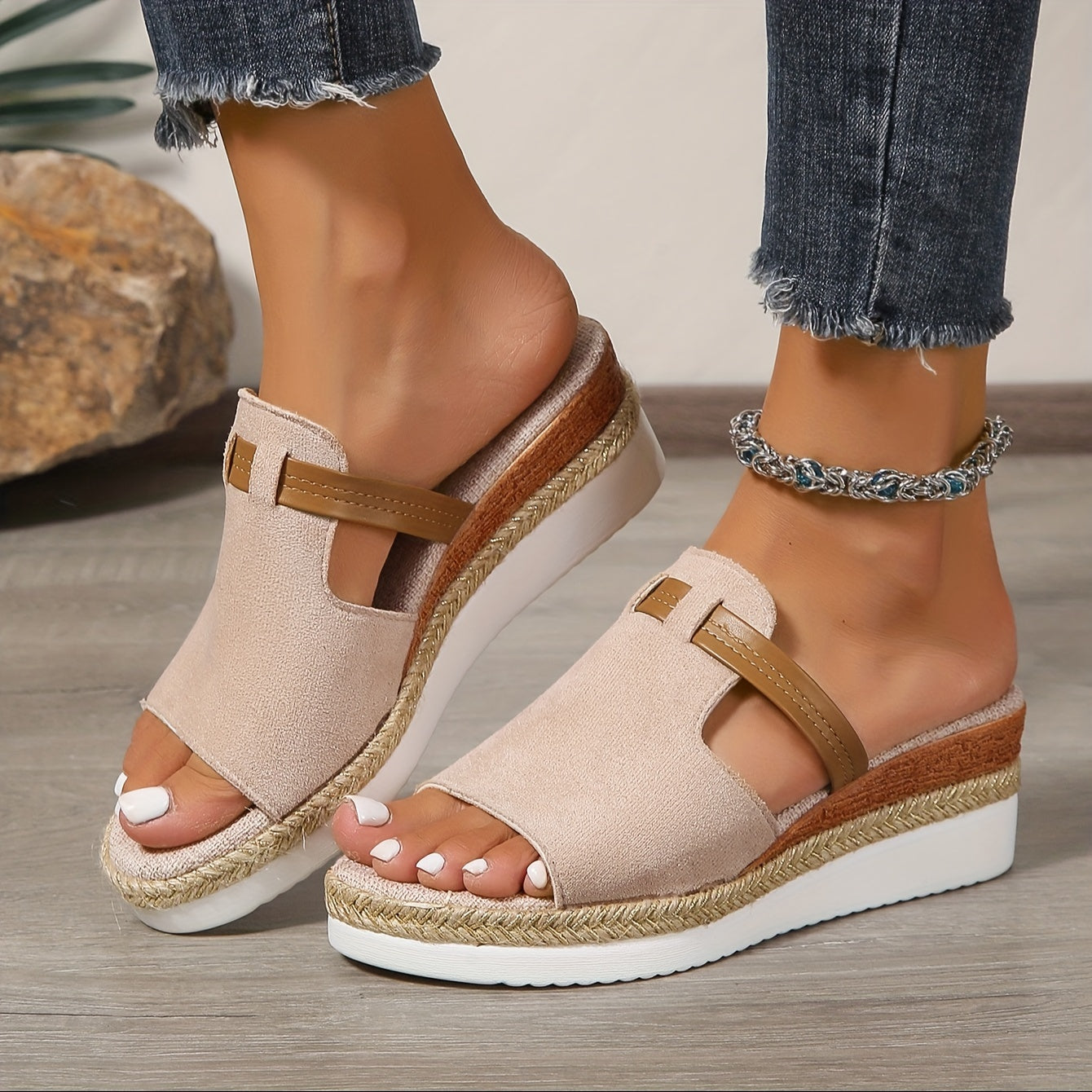 Hadley | Platform Slide Sandals