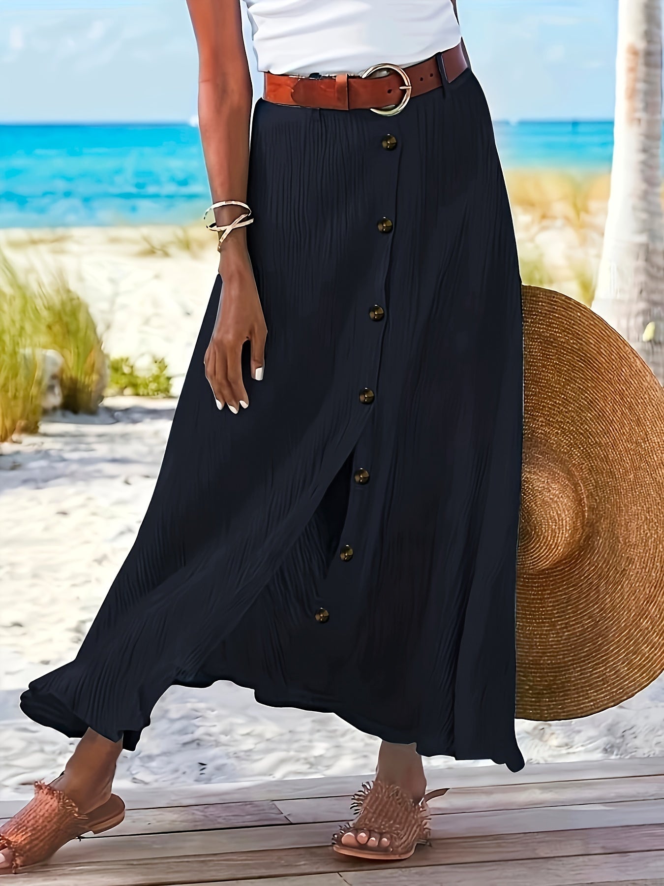Matilda | Elegant Flattering A-Line Midi Skirt