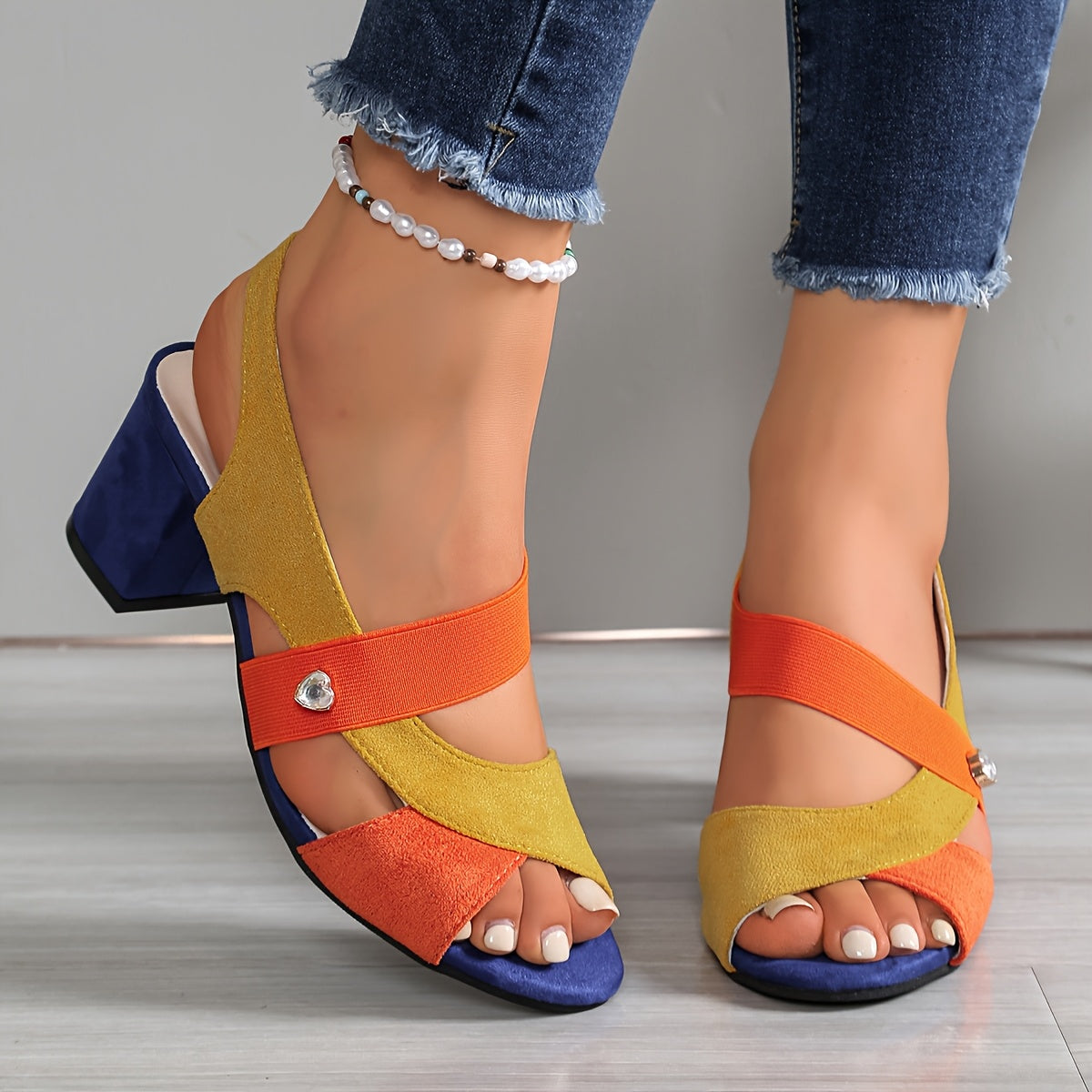 Linda | Comfort Block Heels