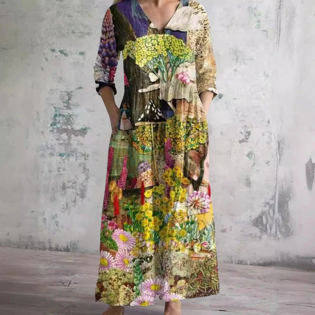 Helga | Summer Floral Dress