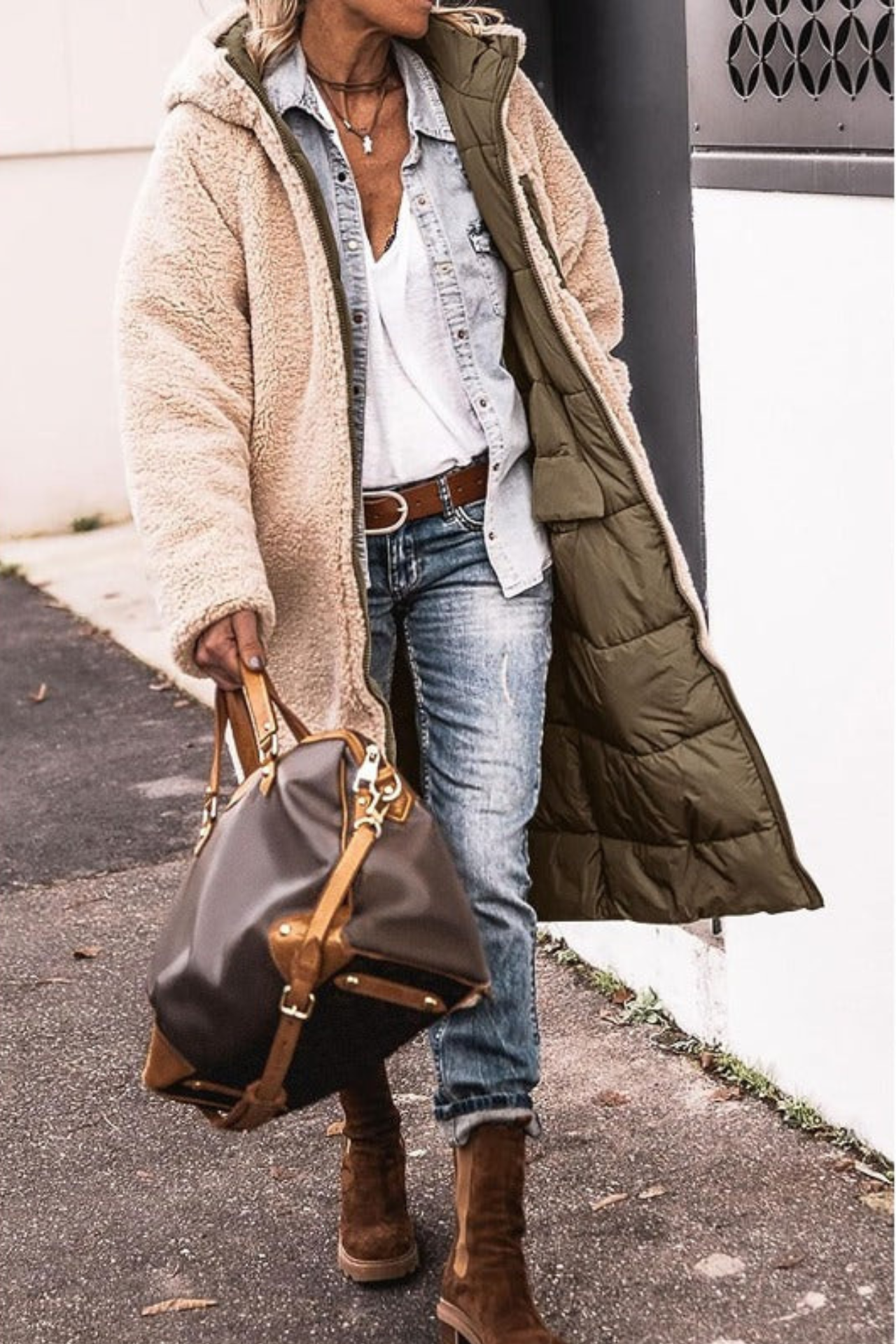 Laluna | Elegant Reversible Coat for Women
