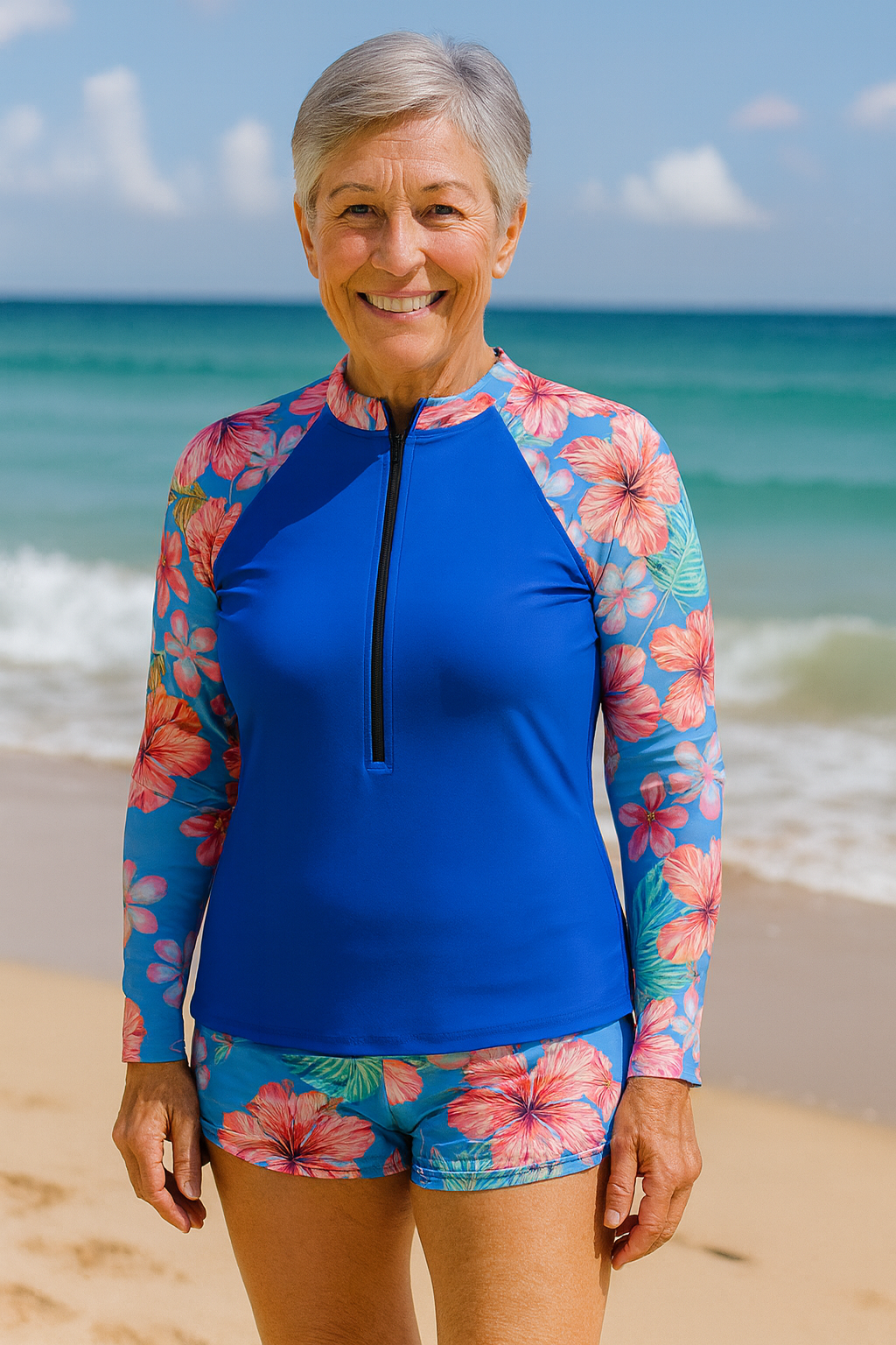 SereniSea Swimwear | Sun-Safe Elegance