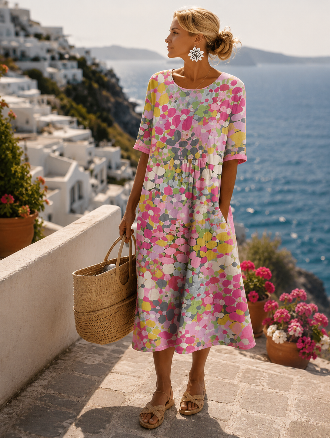 Elena | Lightweight Midi Dress