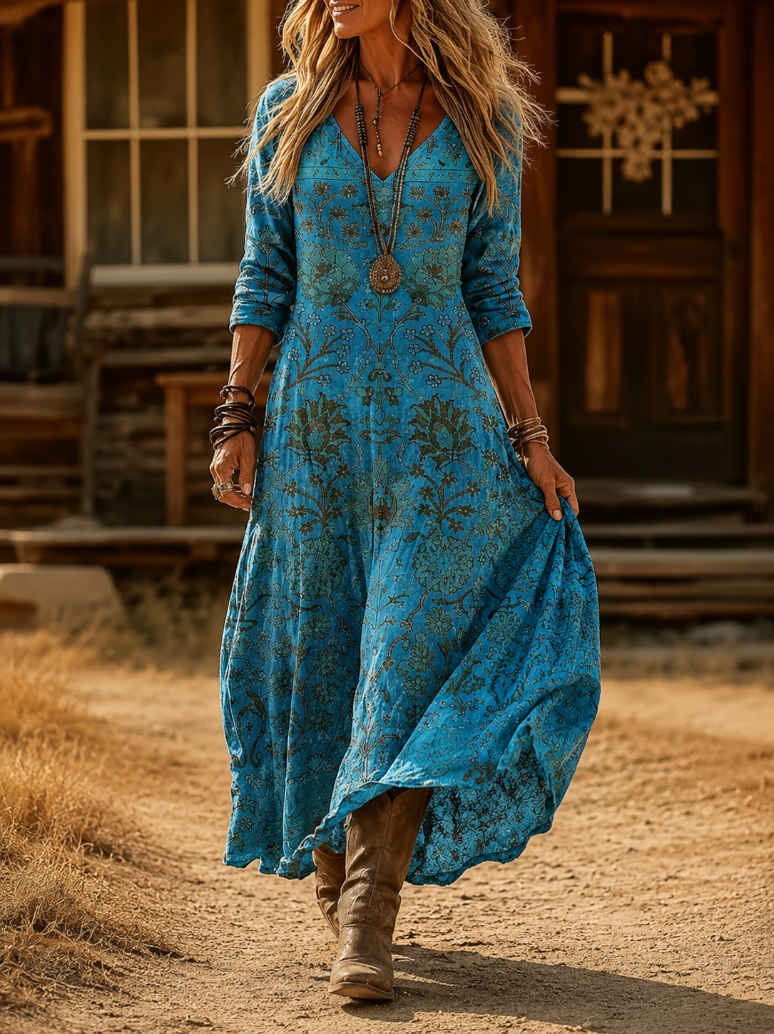 Arianne | Flattering Relaxed Autumn Dress