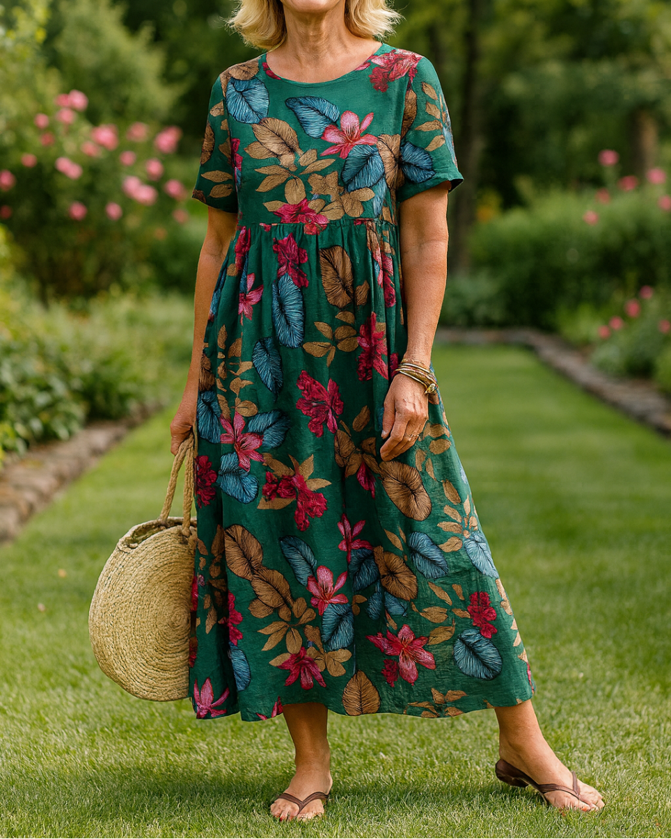 Jennifer | Comfortable Floral Maxi Dress
