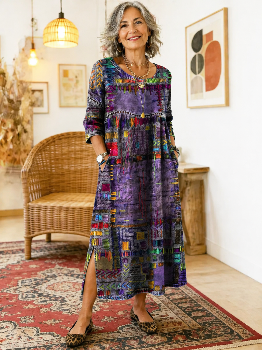 Abby | Elegant Casual Ethnic Dress