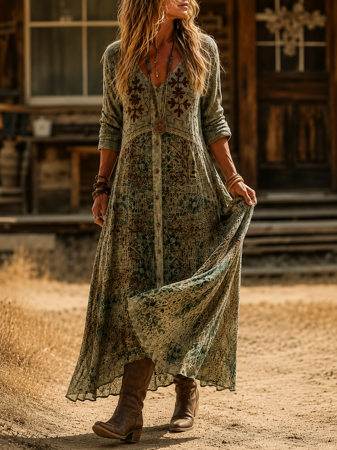 Mina | Timeless Flowing Maxi Dress