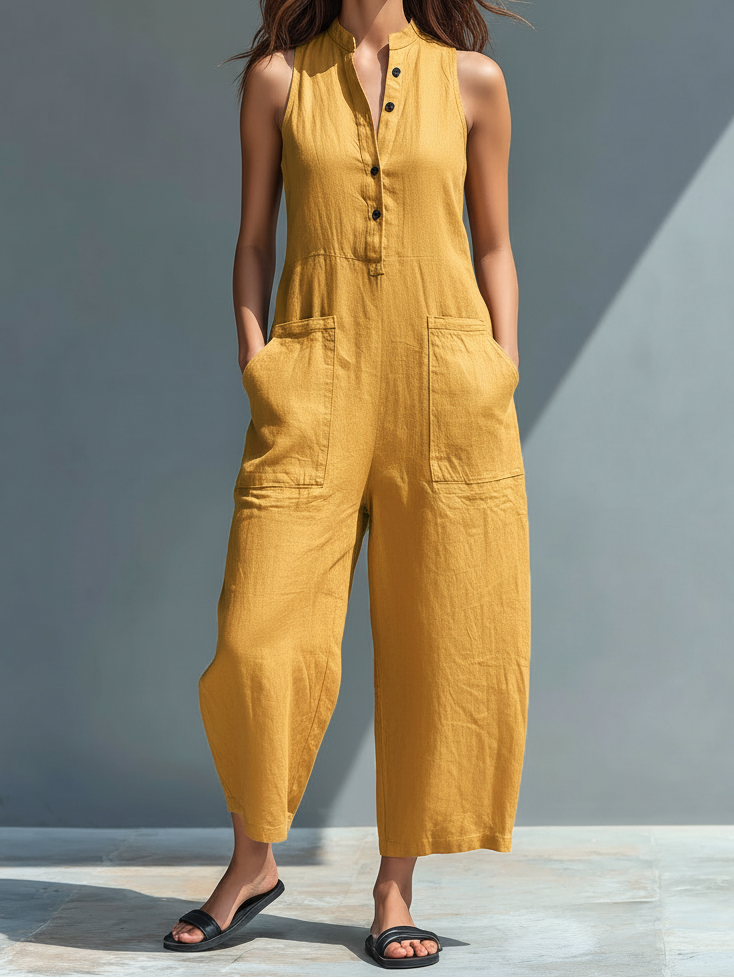 Grace | Relaxed Fit Pocket Jumpsuit