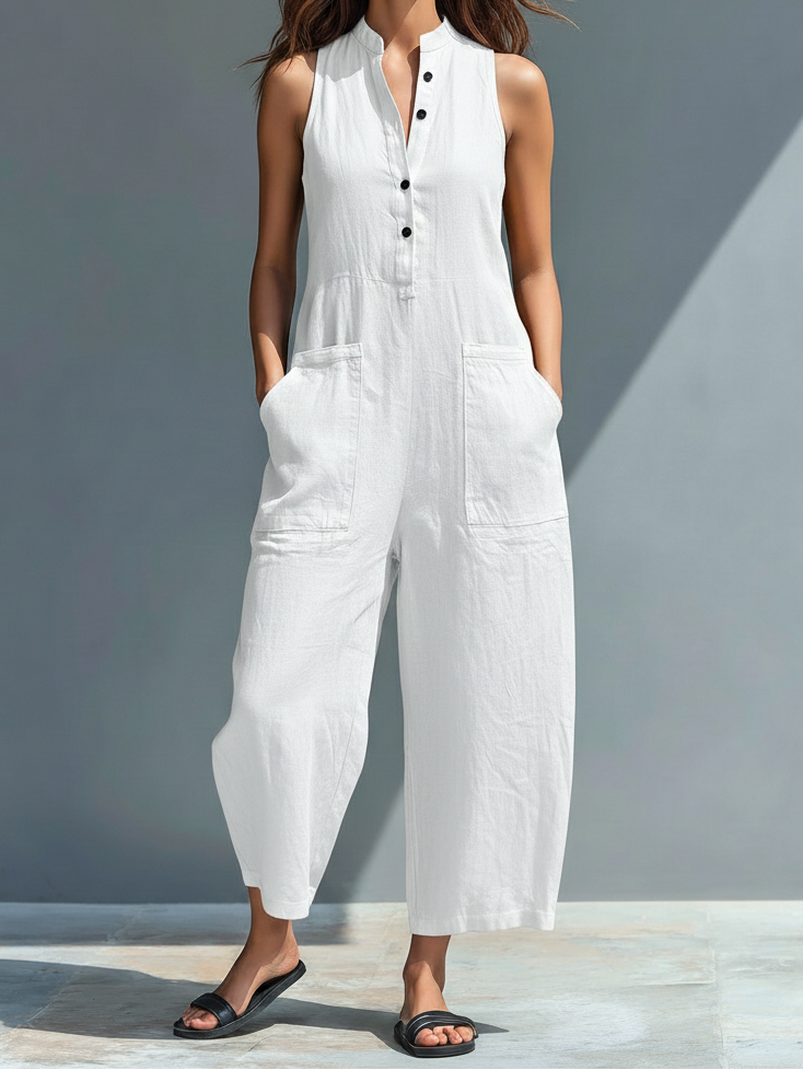 Grace | Relaxed Fit Pocket Jumpsuit