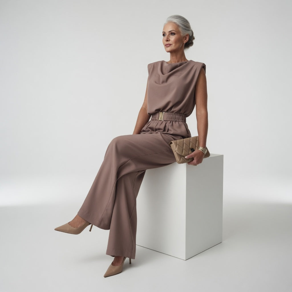 Thessa | Elegant Stretch Jumpsuit