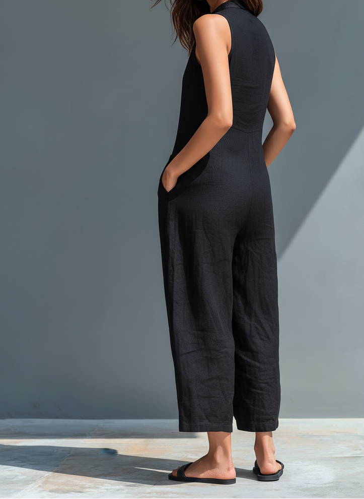 Grace | Relaxed Fit Pocket Jumpsuit