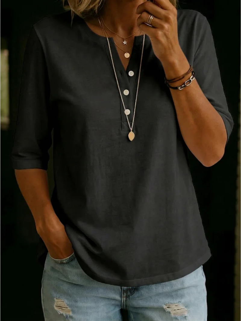 Nora | Blouse with Button