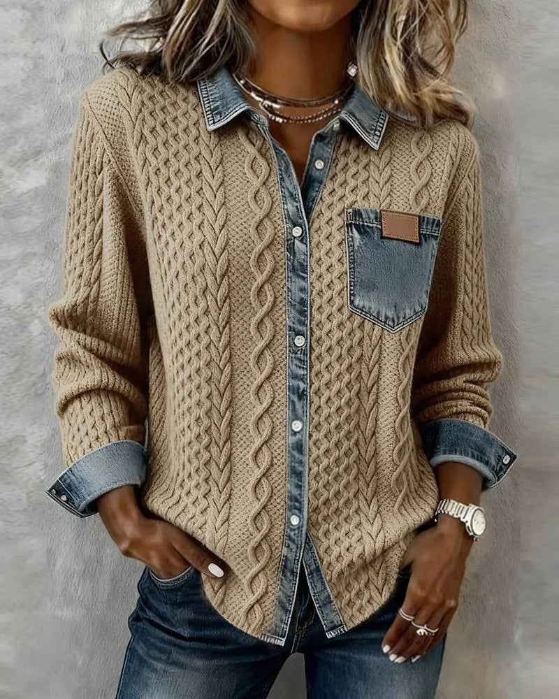 Lena | Floral Patchwork Spring Jacket