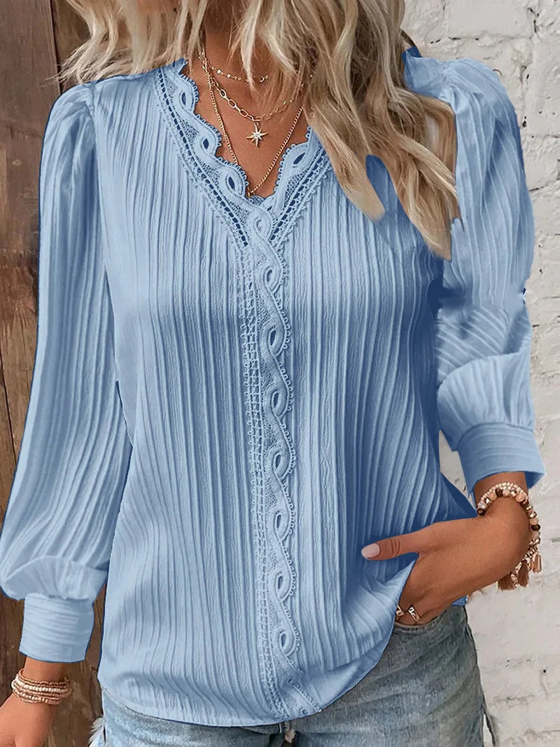 Livia | Lace Detail Summer Blouse