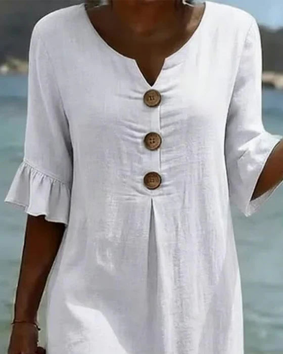 Camille | Elegant Buttoned Dress
