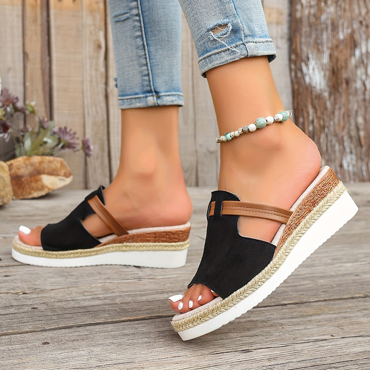 Hadley | Platform Slide Sandals