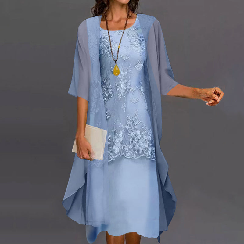 Melanie | Elegant Timeless Two-Piece Dress