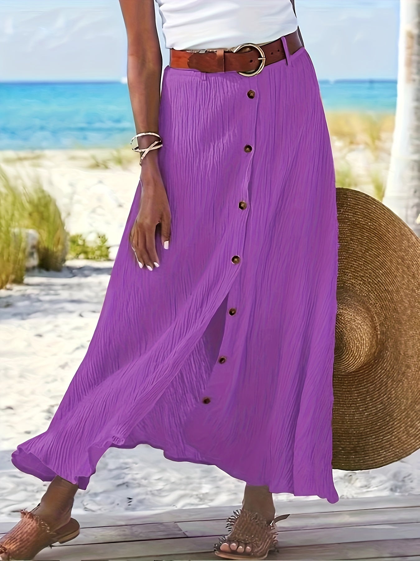Matilda | Elegant Flattering A-Line Midi Skirt