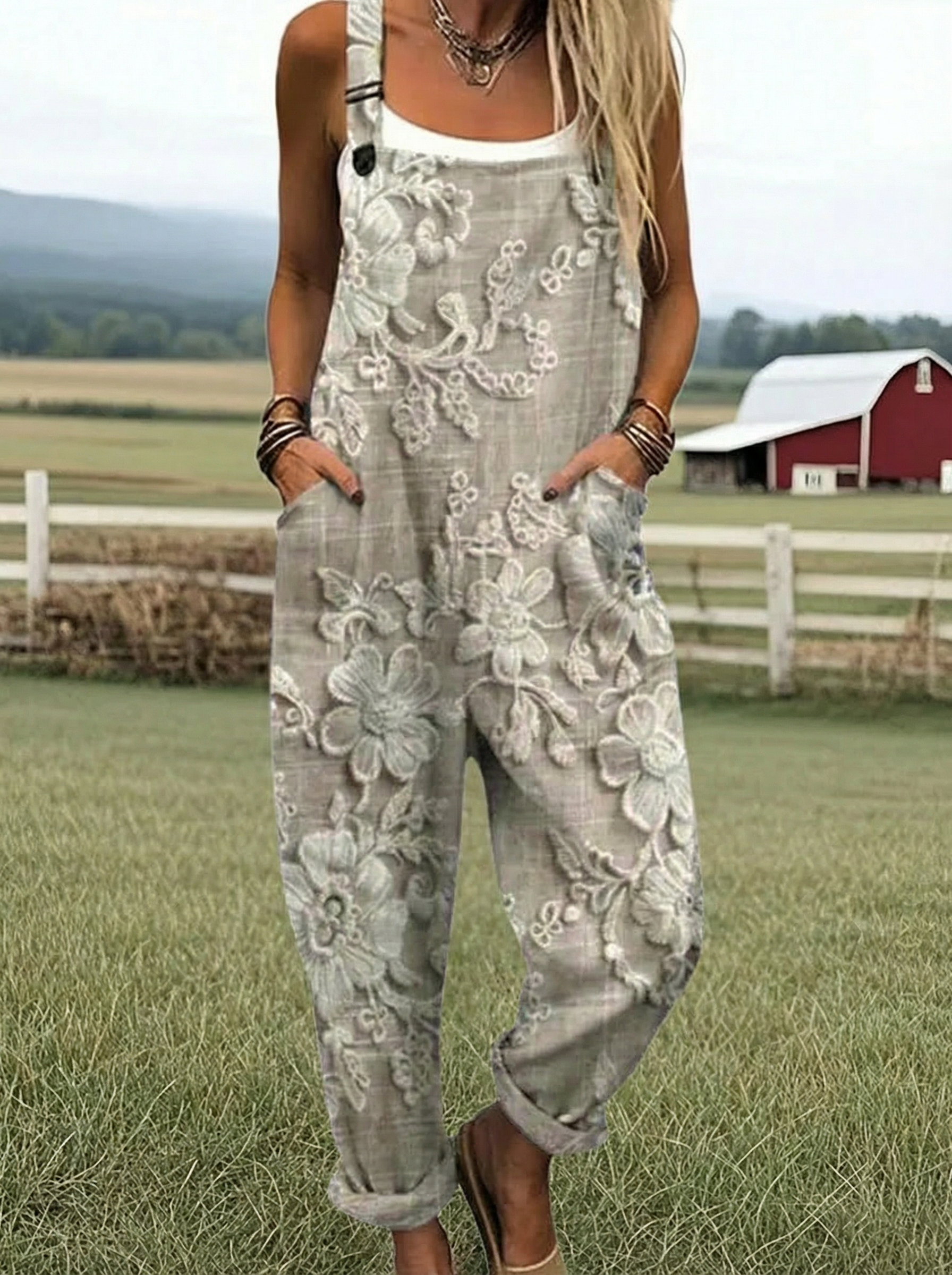 VB | Elegant Printed Jumpsuit