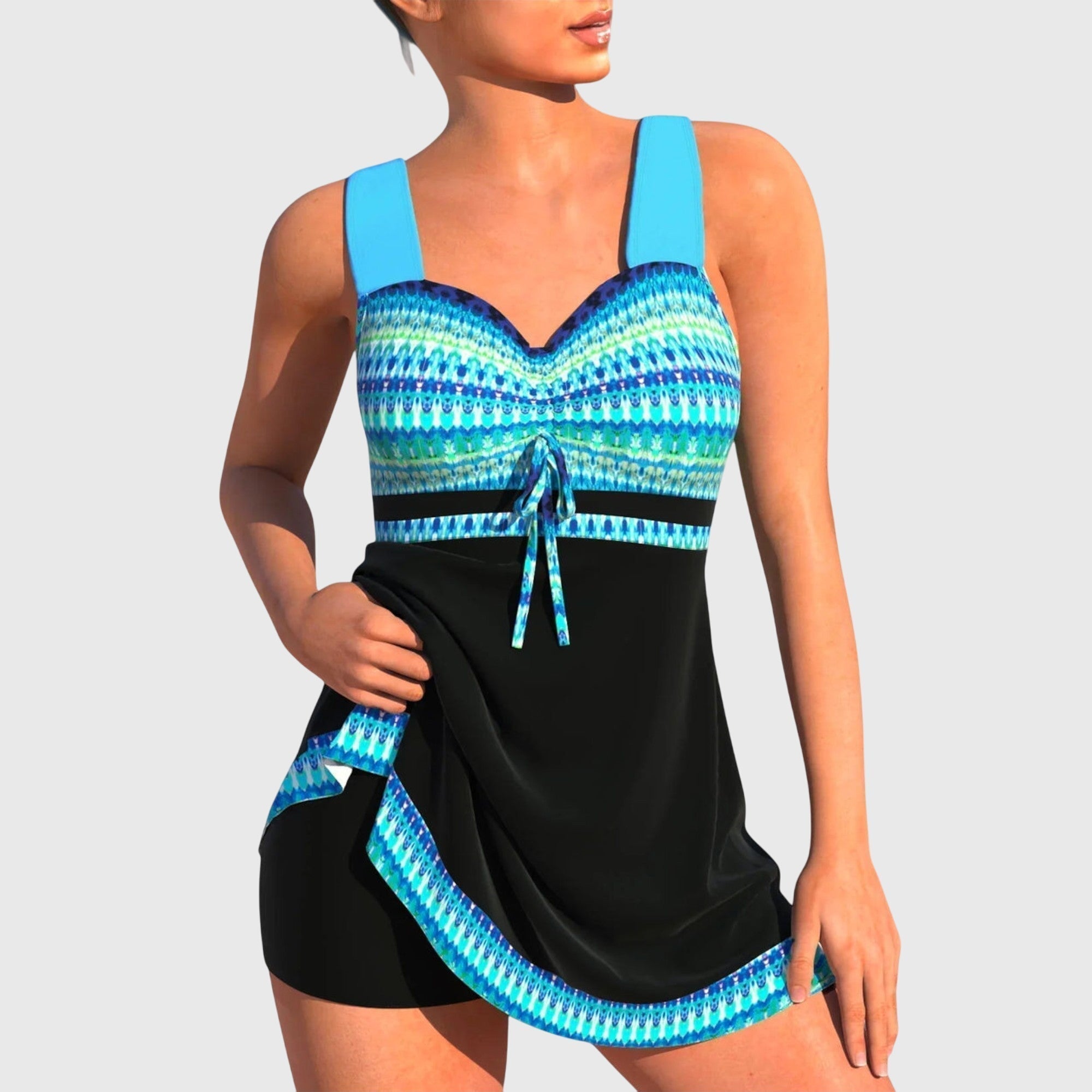 Charlotte | Colourful Two-Piece Swimsuit