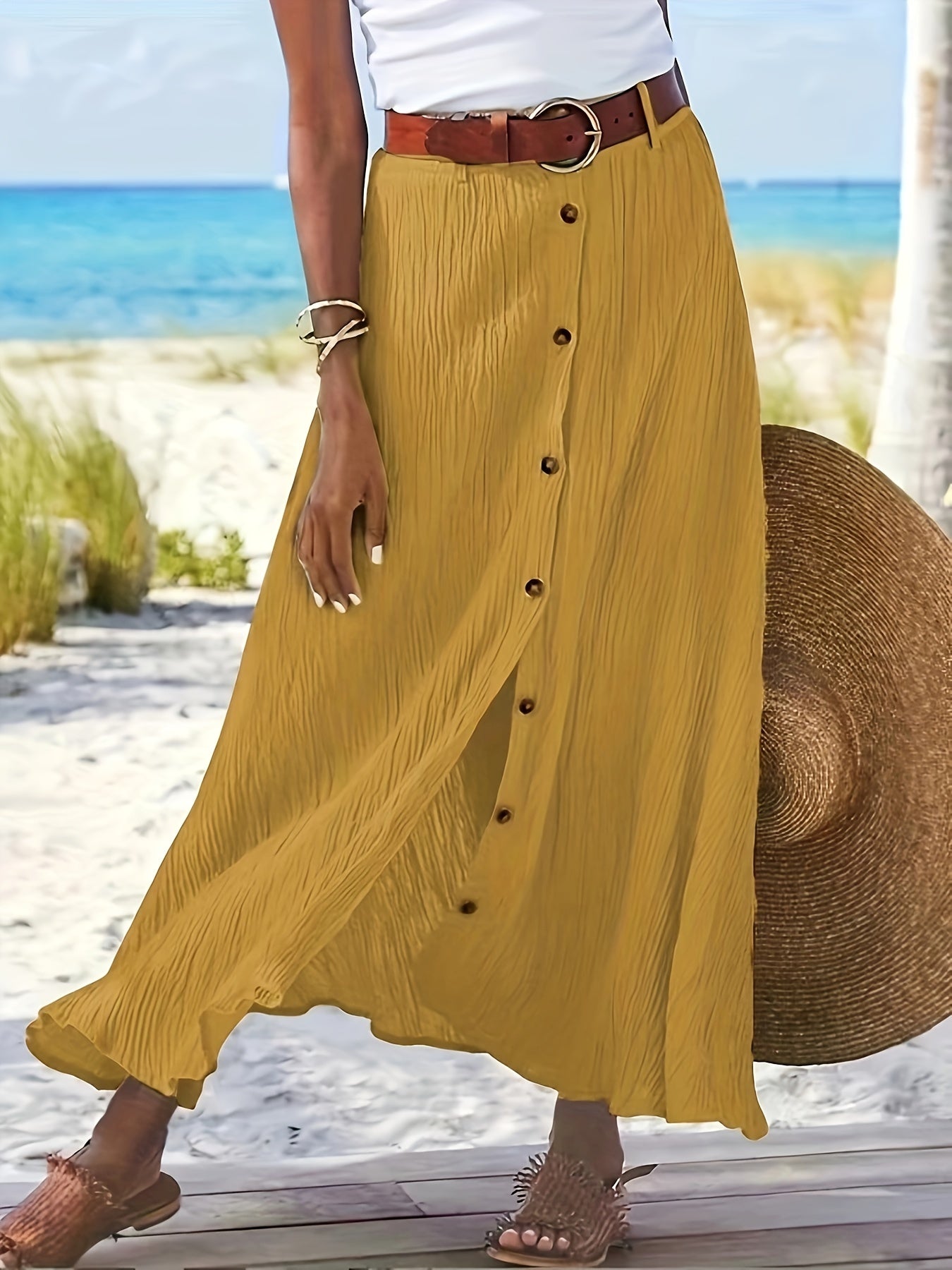 Matilda | Elegant Flattering A-Line Midi Skirt