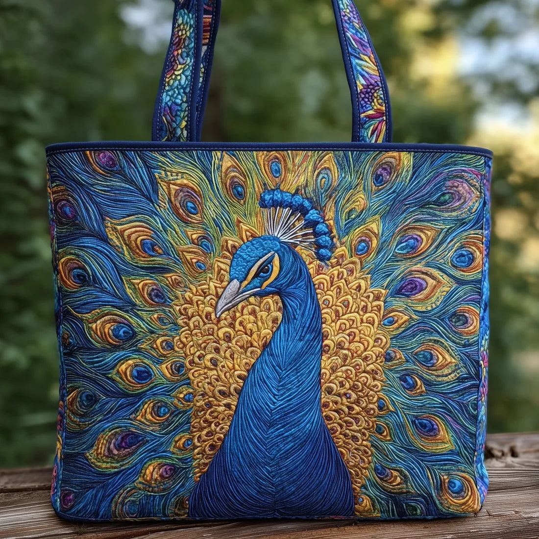 Artisan Crafted Royal Peacock Bag