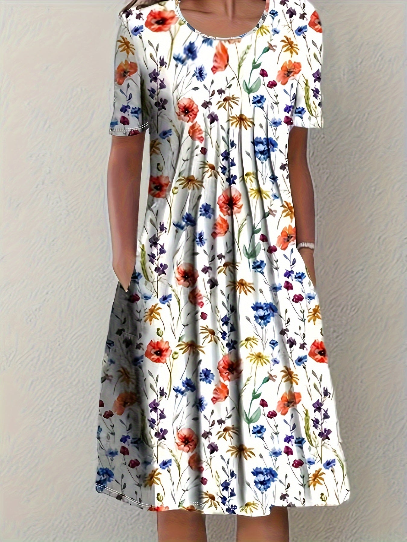 Charlotte | Elegant Short Sleeve Dress