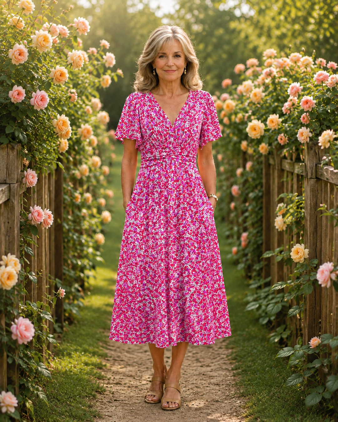 Bethany | Elegant Flowing Everyday Dress