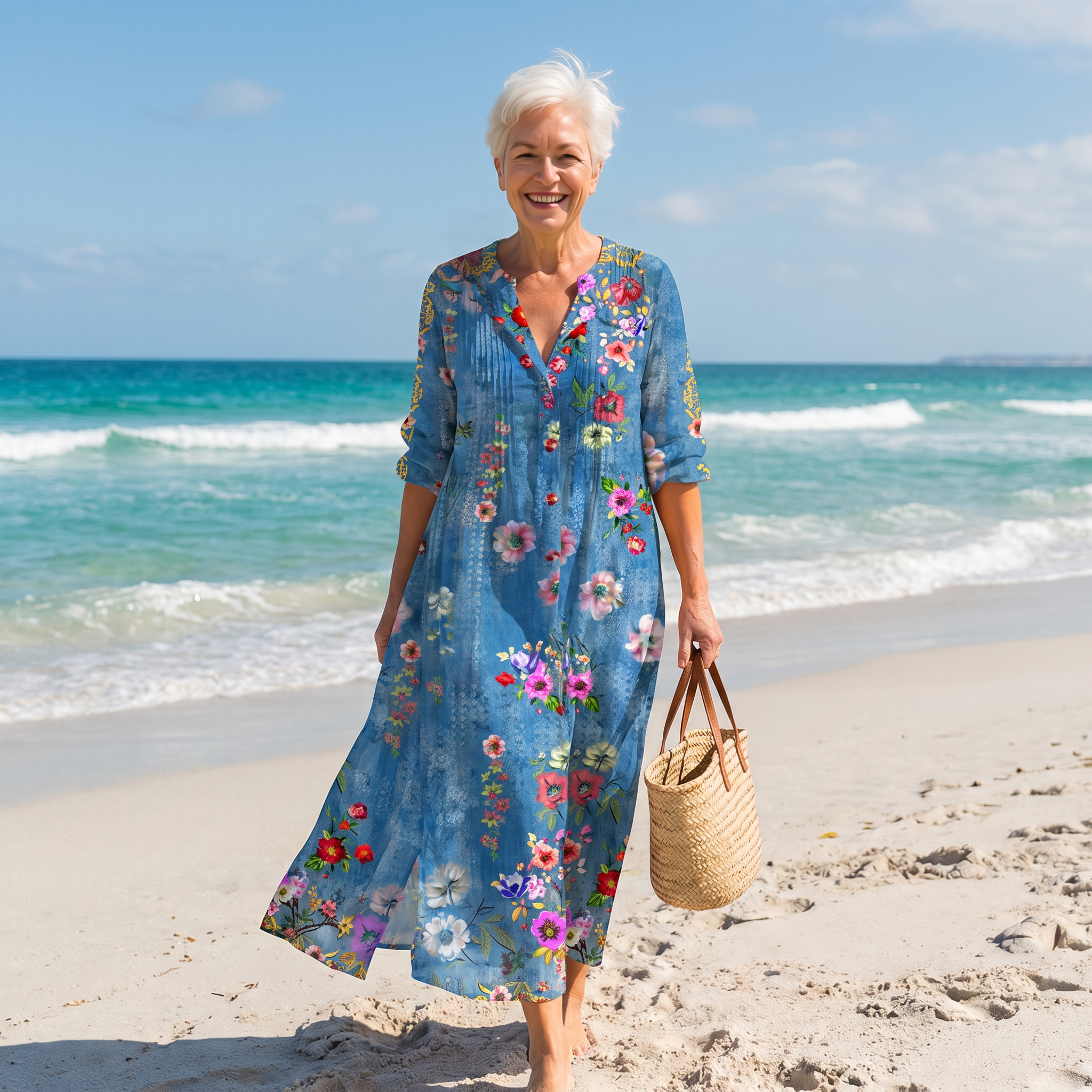 Arlina | Timeless Floral Maxi Dress