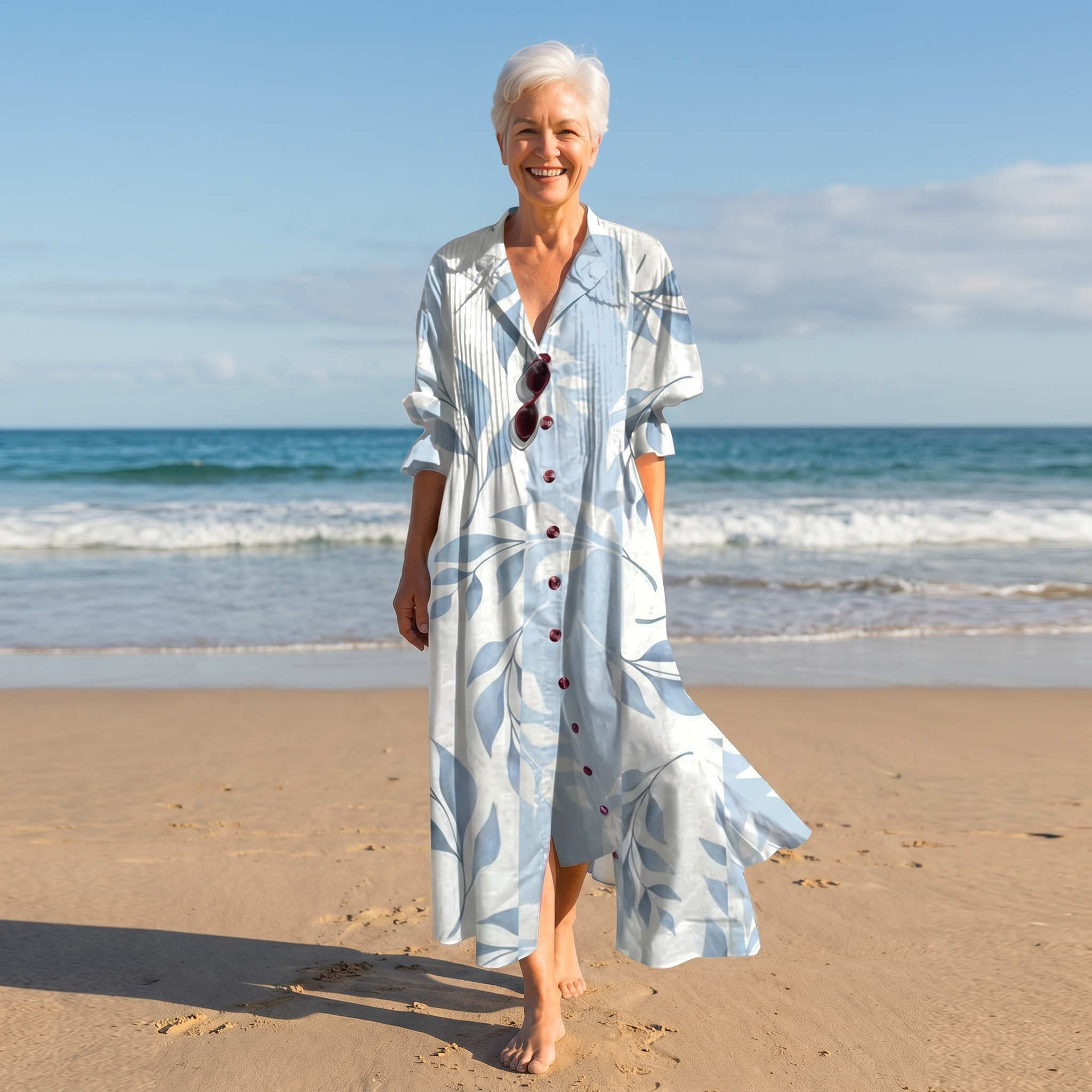 Elvoria | Timeless Floral Maxi Dress