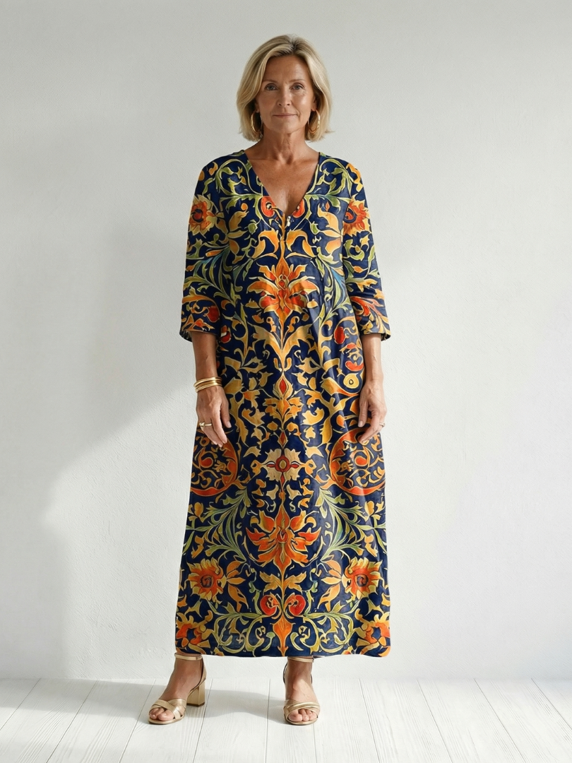 Lizza | Elegant Everyday Midi Dress
