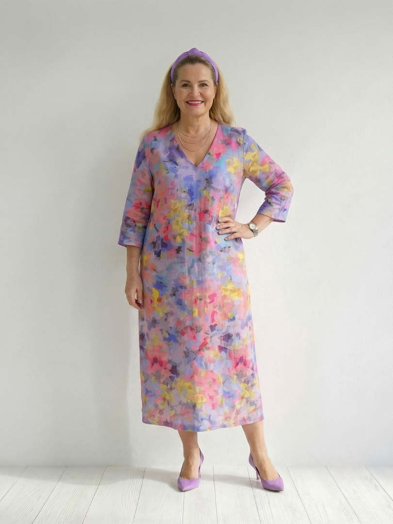 Arya | Relaxed Flowing Midi Dress