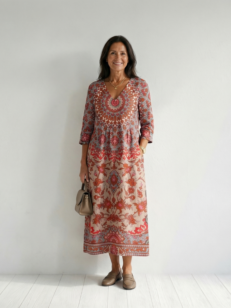 Leah | Comfortable Timeless Midi Dress