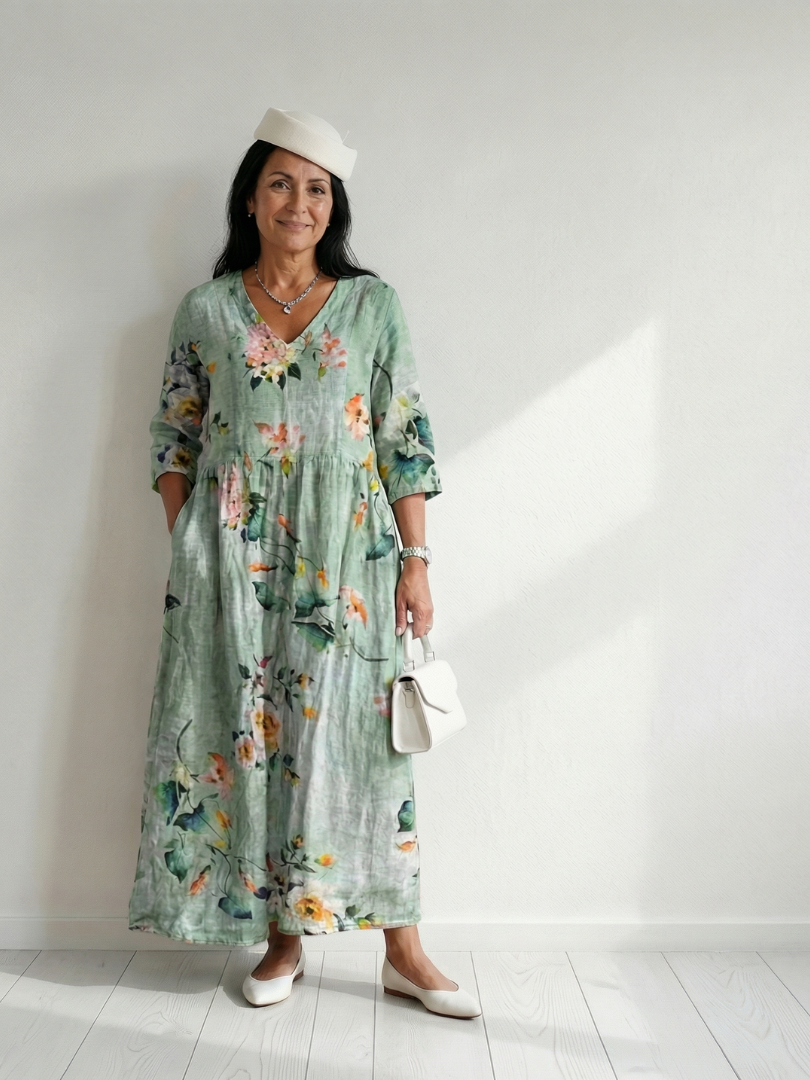 Rica | Timeless Flowing Midi Dress