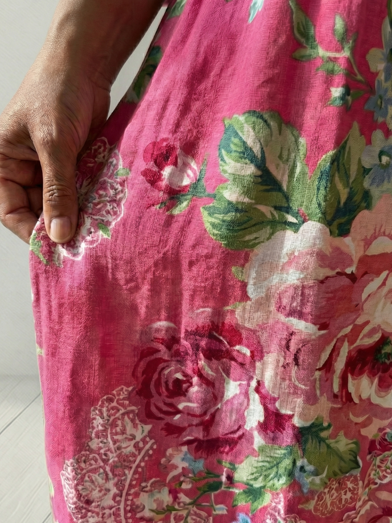 Farrah | Flattering Floral Midi Dress