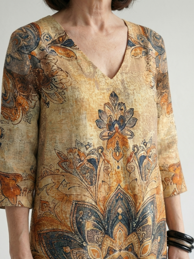 Diana | Timeless Floral Midi Dress