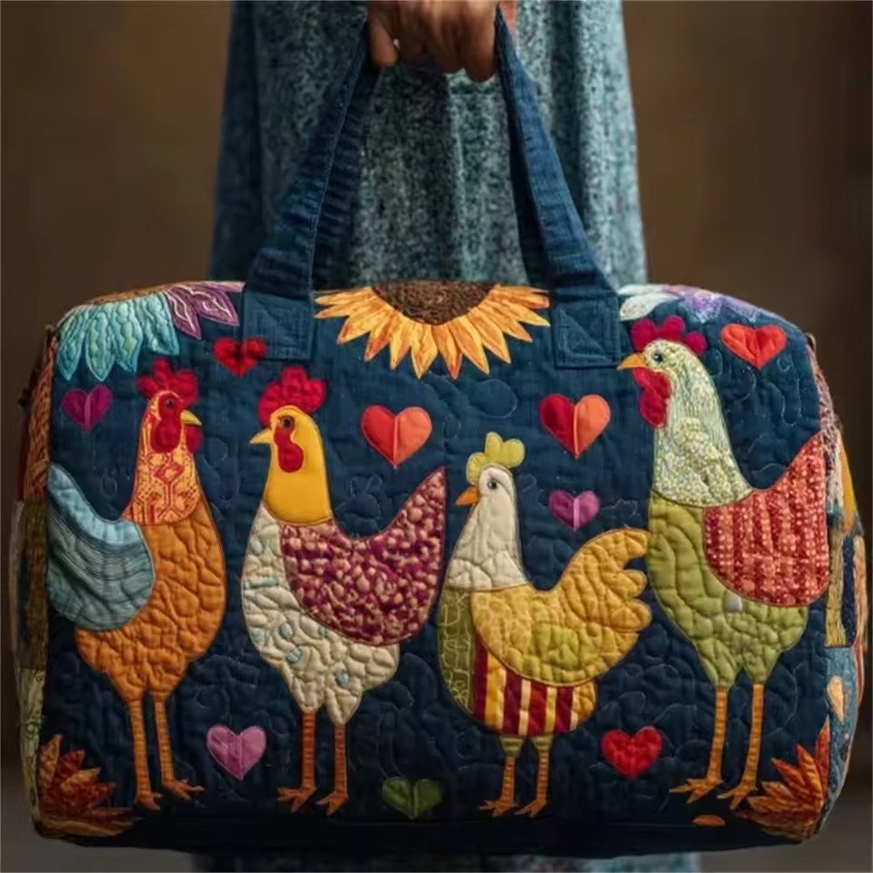 Elaine - Artisan Crafted Soft Travel Bag