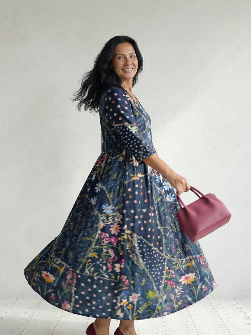 Shane | Effortless Floral Midi Dress