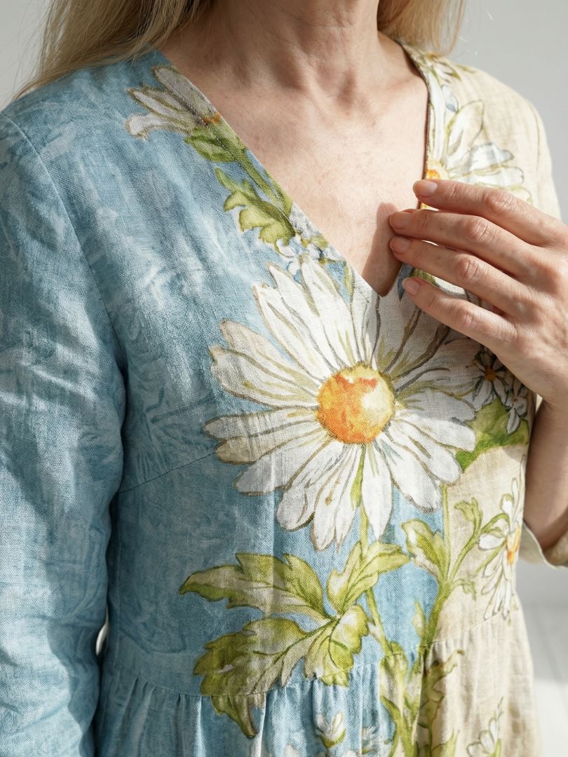 Ellaine| Elegant Floral Midi Dress