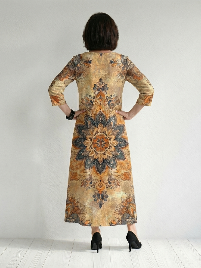 Diana | Timeless Floral Midi Dress