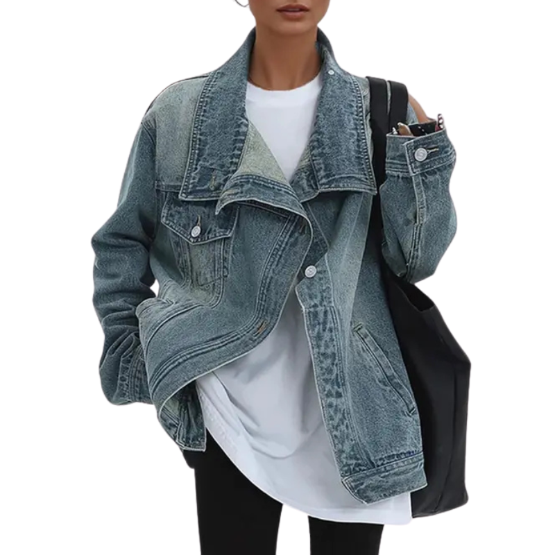 Jackie | Vintage Edge Jacket with Asymmetric Detail