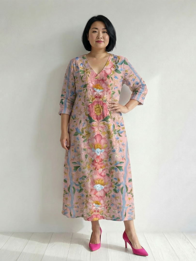 Zoey | Comfortable Floral Midi Dress