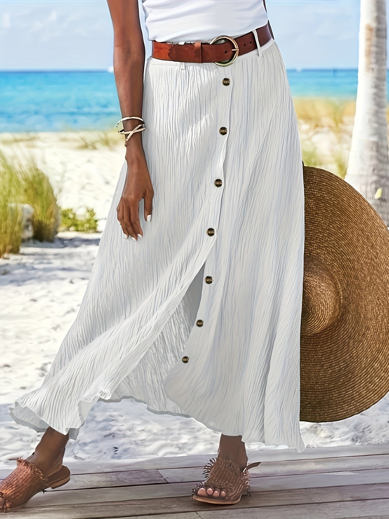 Matilda | Elegant Flattering A-Line Midi Skirt
