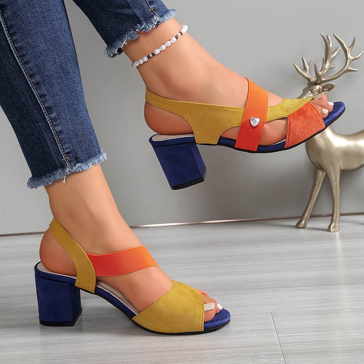 Linda | Comfort Block Heels