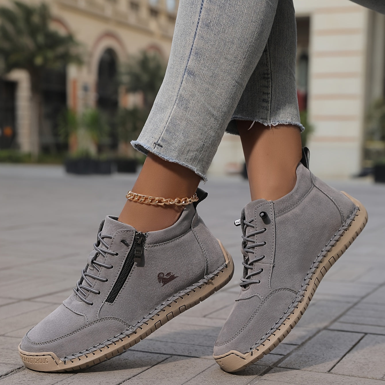 Mila | Supportive Orthopaedic Zip Trainers