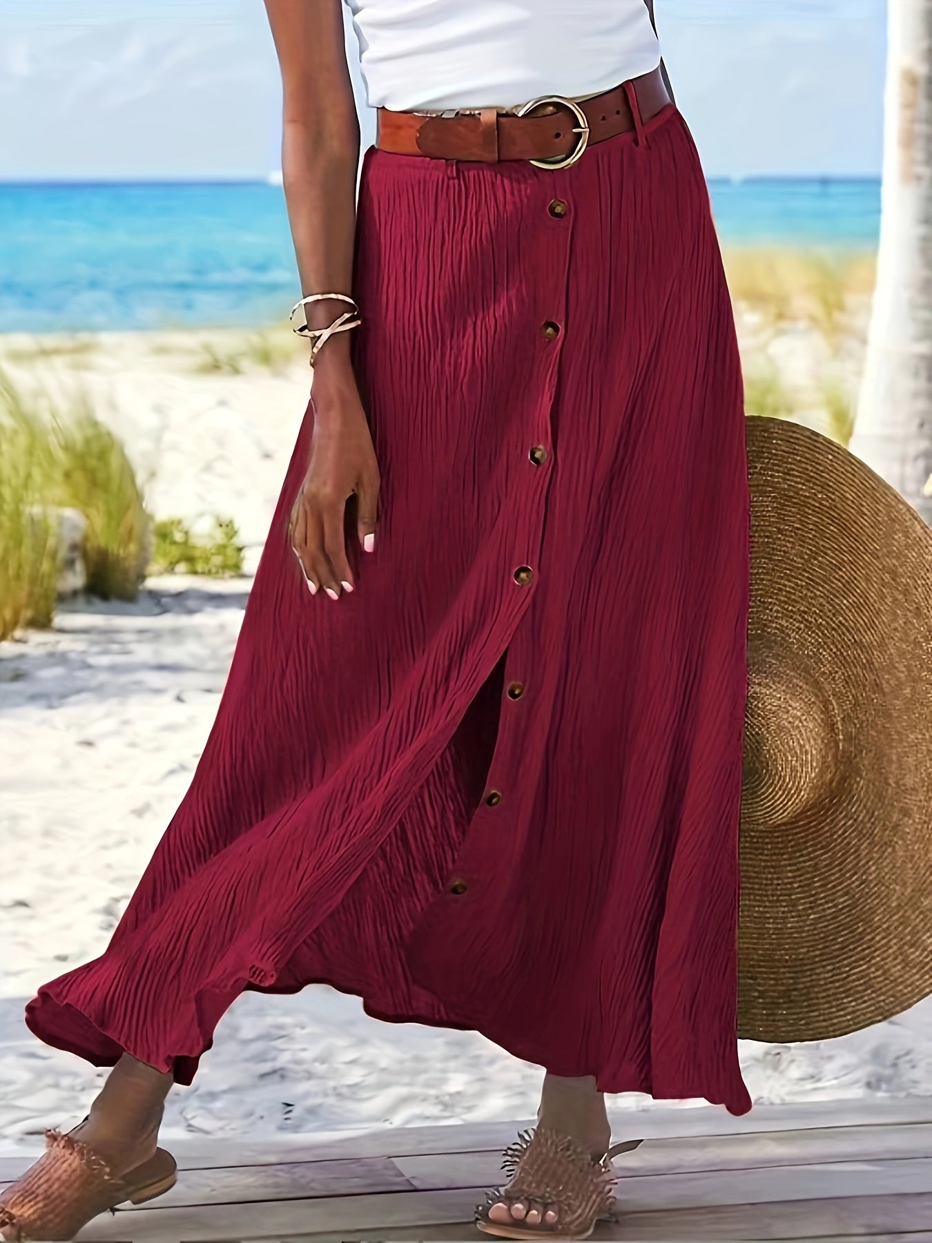 Matilda | Elegant Flattering A-Line Midi Skirt